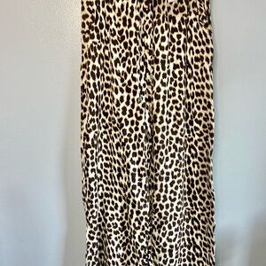 Stylish Leopard Print Wide‎ Leg Pants